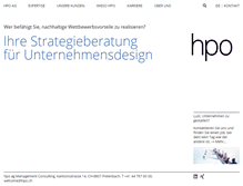 Tablet Screenshot of hpo.ch